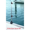 Brocraft Pontoon Boat Rail Mount Flag Pole / Pontoon Flag