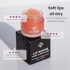Dermasuri Exfoliante y humectante para labios, exfoliante de azúcar para
