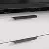 Cekikibi 2 Pack Adhesive Edge Finger Pulls for Cabinets，Kitchen Aluminium