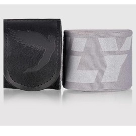 FLY Sports Premium Boxing and Martial Arts Equipment | Boxing Hand Wraps | Big Logo Handwraps (Grey, 250cm)