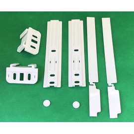 MDS Ersatzteile Bauknecht Whirlpool 481231019131 484000000857 Refrigerator Hinge Set of 2