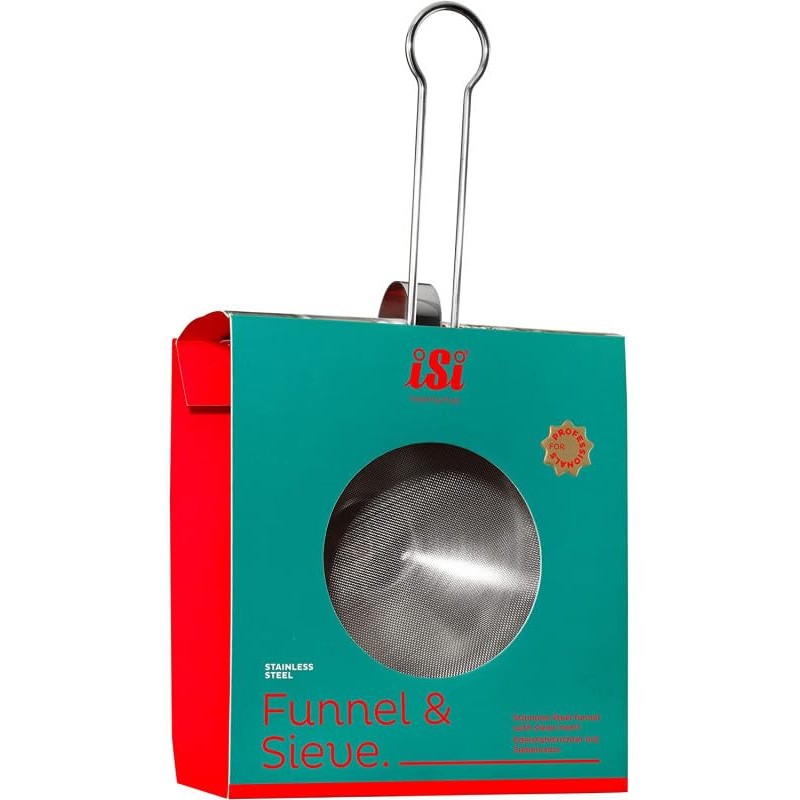 Funnel with Sieve for Isi Whip, Diameter 16 cm