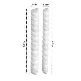 Plastic Spiral-Type Tree Guard, Tree Trunk Protector Tree Guards, 8 Pcs Tree Trunk Protector with 2 Size, Tree Bark Protector Tube Wraps to Protect Saplings Plants from Deer Rabbit Cats Rodents Mowers