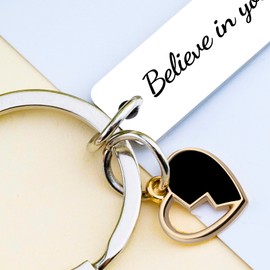 FAFQBING Inspirational Gifts for Women Best Motivational Keychain for Adults Friend Daughter Sister Birthday Gift for Grandkids Teen Girls