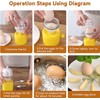Pwshymi Manual Egg Spinner，Portable Egg Scrambler, Egg Yolk and Egg