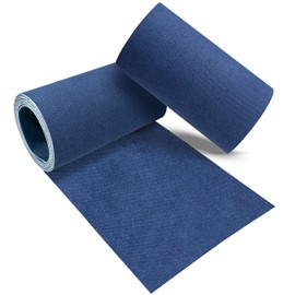 Azobur Velvet Repair Patch, Self-Adhesive Flannel Fabric Patch, Multi Colors, Microfiber Patch，Can be Used to Patch Sofas, Car Seats, Handbags, Jacket Holes and Tears (Blue)