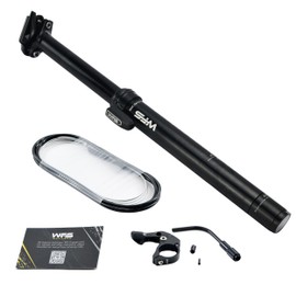 WFS TerraX Remote External Dropper Post 31.6X450 mm Travel 150mm, Black, SP01JD31.6X450BLK