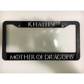 For Game Of Thrones Fans Khaleesi Mother of Dragons Car License Plate Frame NEW
