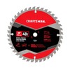CRAFTSMAN 10 Inch 40T Carbide Circular Saw Blade/Table Saw Blade