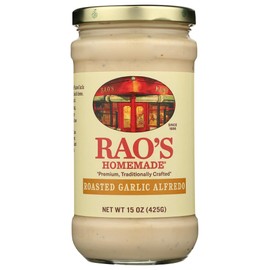 Rao's Homemade Roasted Garlic Alfredo Sauce, 15 Ounce Jar (Pack of 2)