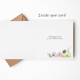 Maise & Rose Sympathy Card | Thinking Of You At This Difficult Time | Loss Of a Loved One | Sorry For Your Loss Card | P40