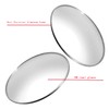 Blind Spot Mirror, Ampper 3-3/4" Round HD Glass Convex Aluminum