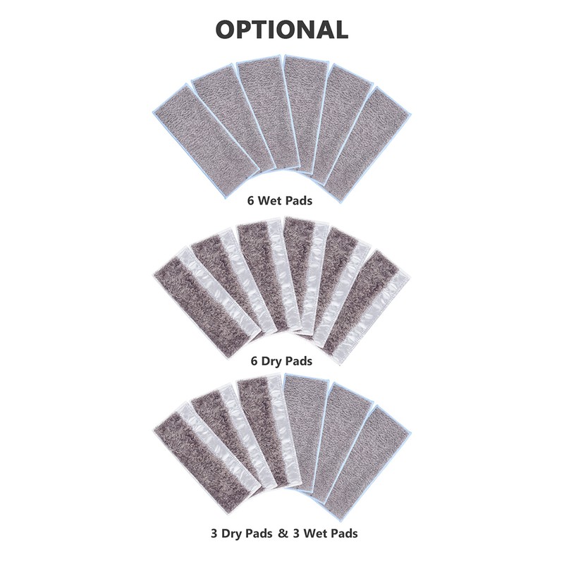 6 Pack Washable Mopping Pads Replacement for iRobot Braava Jet