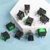 10pcs On Off Switch 2 Position 3 Pin,Snap-in Boat Toggle