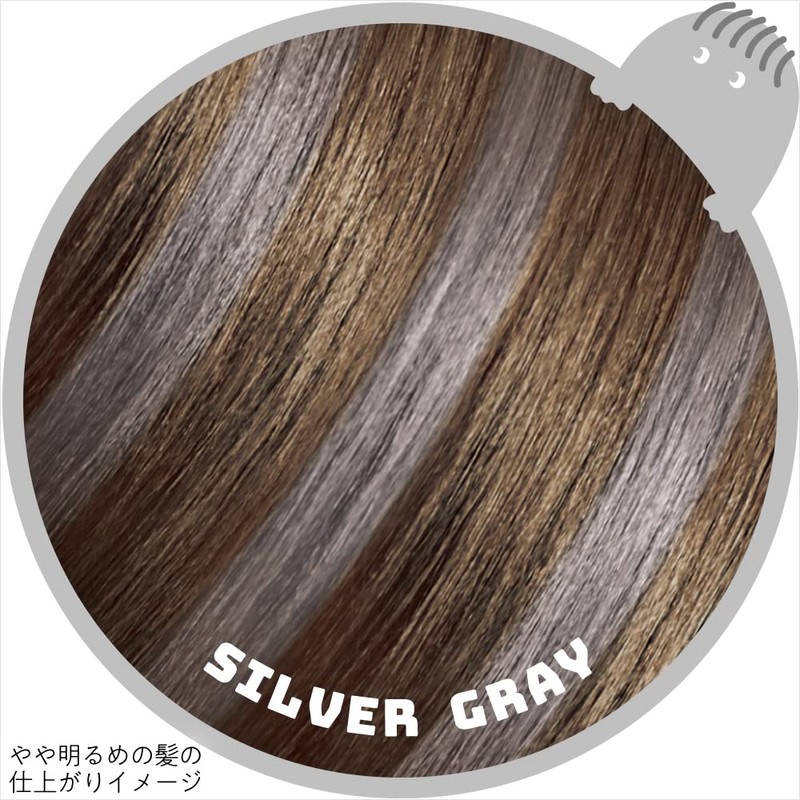 Liese 1-Day Hair Monster, Silver Gray, Point Color, Change Your