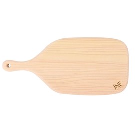 JNE Hinoki Cypress Reversible Wood Cutting Board, 17.2" x 8" x1.2", Chopping Board, Bread and Cheese Board, Serving Board, Solid Single Piece, No Joint, No Glue