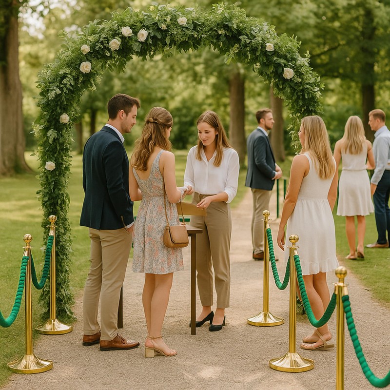 4PCS Braided Green Rope 5FT – String Twisted Barrier Cord