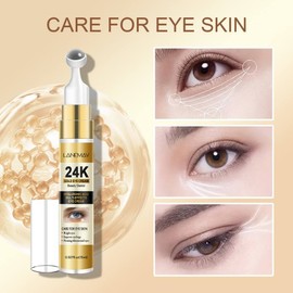 24K Gold Body Cream, Anti-Wrinkle Formula, Helps Reduce Dark Circles and Under-Eye Puffiness