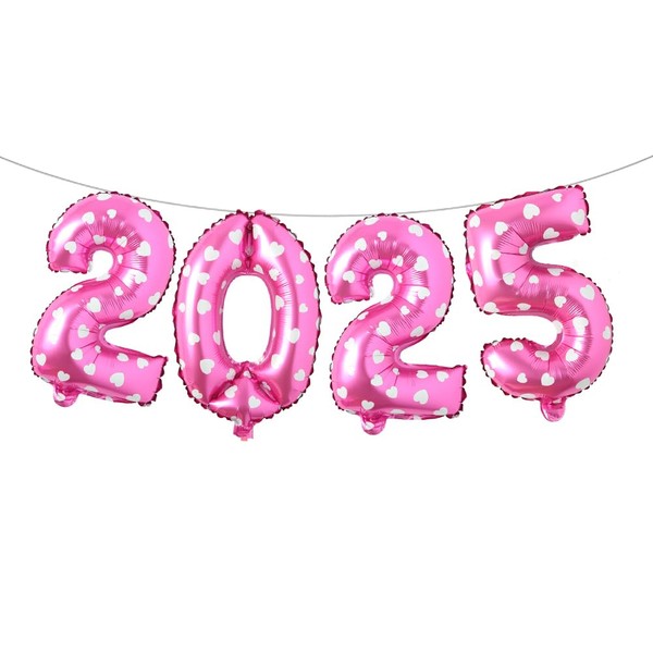 2025 Number Balloons 16 Inch Foil Balloons for New Year