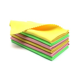 Individually Wrapped Microfiber Guitar Cleaning Cloths | 12x12 Inch Assorted Colors, Scratch-Free Polish for Guitar, Piano, Violin & More | Gift-Ready Cleaning Kit, 6-Pack