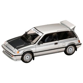 1/64 Honda CIVIC (AT) LATE VERSION/JDM Street Racer Silver
