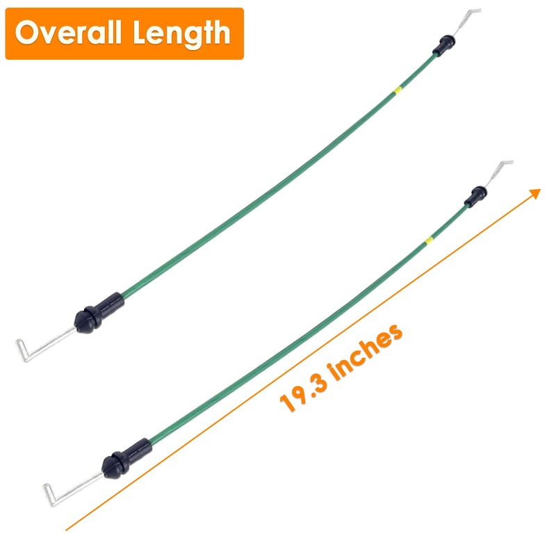 VERCCA 2pcs Door Handle Cable Inside Front Left Driver Side