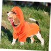 Hohopeti Dog Jacket Pet Raincoat Reflective Trim Double Layer for