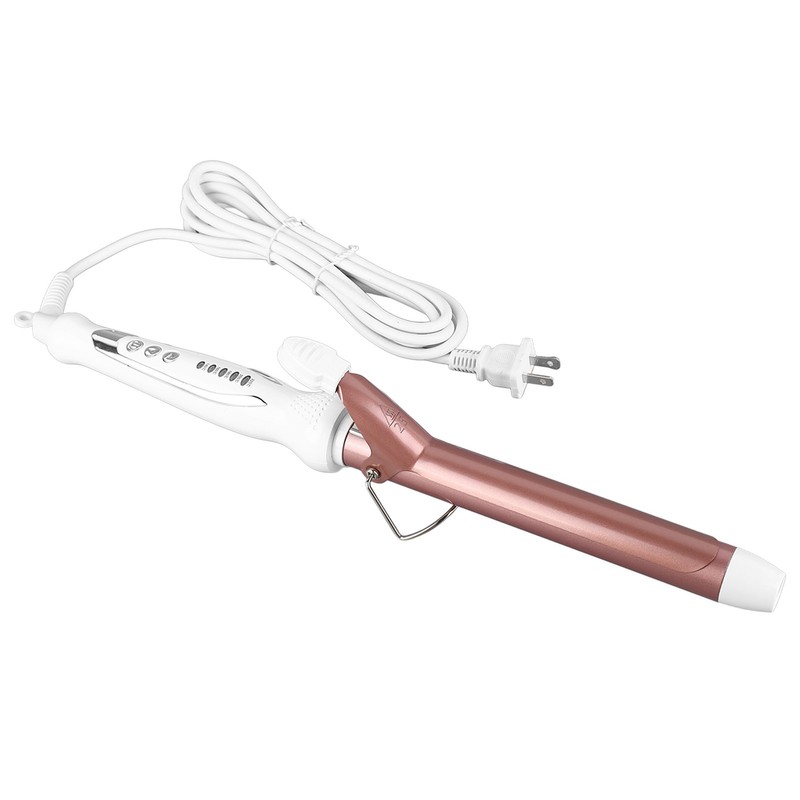 Curling Iron Adjustable Temperature Hair Curler Wand With Ceramic Coating