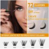 B&Qaugen B&Q Lash Clusters B12 Mixed (D-8-16) D Curl DIY