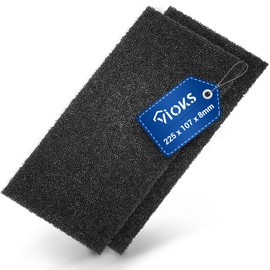 VIOKS 2 x Sponge Filter Dryer 225 x 107 x 8 mm Replacement for Whirlpool Filter 481010354757 Base Filter - Filter Tumble Dryer Filter - Filter Foam Filter Sponge on Heat Exchanger Dryer