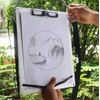 Banjiang Metal Clipboard with Shoulder Strap,Aluminum Drawing Board with Movable