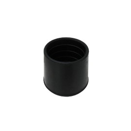 Shepherd Hardware 2 Pack Non-Slip Round Rubber Leg Tip Protectors 1-1/2" Inner Diameter for Chairs, Stools & Tables on Hardwood, Laminate, Tile & Vinyl - Reduce Noise & Prevent Scratches – Black