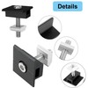 JYCONNECTS Pack of 4 Solar End Clamps 30 mm, T-Shaped