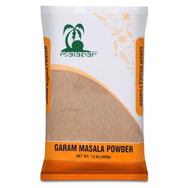 Malabar Garam Masala Indian Spice Blend 400g ~ All Natural, Salt-Free | Vegan | No Colors | Gluten Friendly | NON-GMO | Kosher | Indian Origin