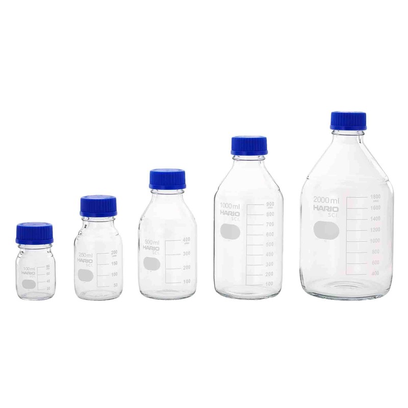 HARIO NBO-500-SCI Heat Resistant Screw Mouth Bottle with Liquid Ring-Screw