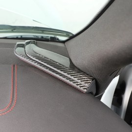 car-king888 Carbon Fiber Car Dashboard Side Panel Trim Accessories For Corvette C8 2020-2024