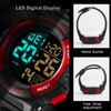 Mens Digital Watch, Mens Sports Military Watches Waterproof Outdoor Chronograph