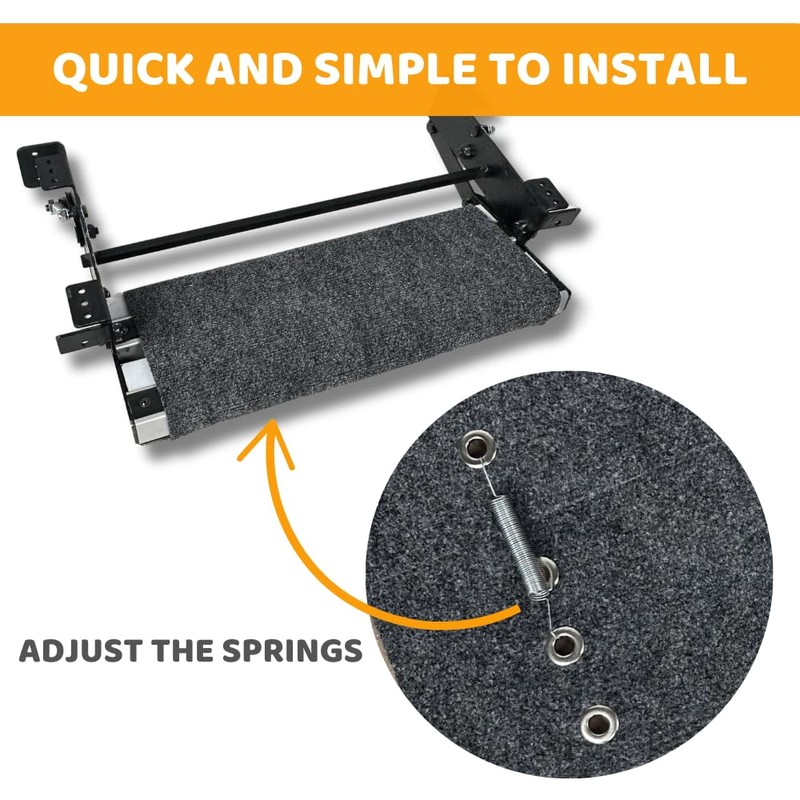 SAVUK RV Step Covers, Rugs Camper Adjustable Quick Best Fits