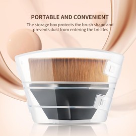 DUcare Dewcare Foundation Makeup Brush Flat Top Kabuki Face Blusher Liquid Powder Blending Cream Flat Top Brush / 듀케어 파운데이션 메이크업 브러시 플랫탑 가부키 페이스 블러셔 리퀴드 파우더 블렌딩 크림 flat top brush