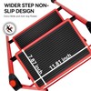 KINGRACK Step Ladder, Folding Ladder with Non-Slip and Wide Pedal,