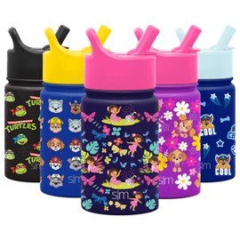 Simple Modern Kids-Incoming, 10 oz Summit con tapa de paja, Dora: Rainforest Paradise