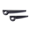 Climbing Technology Angle Narrow Piton Black 14 cm