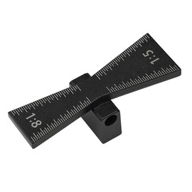 CENPEK Dovetail Jig Aluminium Dovetail-Shaped Line Drawing Template Featuring 1:5 1:8 Slopes for Woodworking DIY Wooden Joints