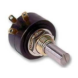 Rotary Potentiometer, Conductive Plastic, 1 kohm, 1 W, ± 10%, SP22E Series, 1 Turns, Linear