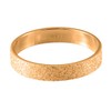 Quiges Rose Gold Stainless Steel Multicoloured Stacking Ring Combination Ring