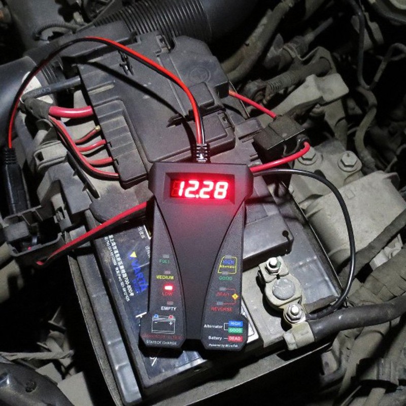 Zmart V Smart Digital batteritesuta Voltage Meter, Alternator Analyzer, Motorcycles,