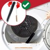 SPARES2GO Universal Tumble Dryer Lint Removal Kit Vacuum Hose Dusting