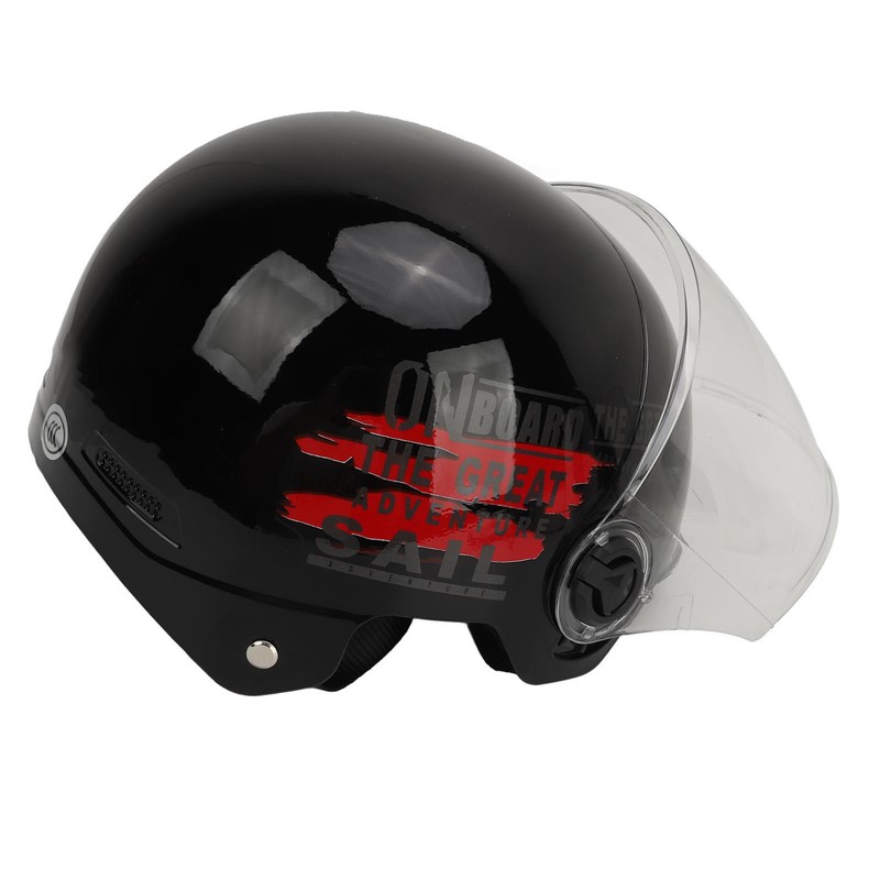 Motorcycle Helmet Stylish Adjustable Lightweight Rain Proof Rugged Electric Vehicle