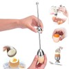 Stainless Steel Eggshell Cutter - Topper for Soft-Boiled Eggs, Opener