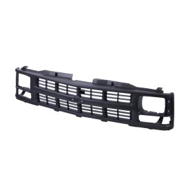 AM-Auto AM Argent Grille w/Trim For 94-00 Chevy C/K Pickup Truck Suburban Seal Beam Only